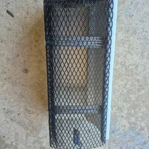 24-Gauge Black Steel Mesh